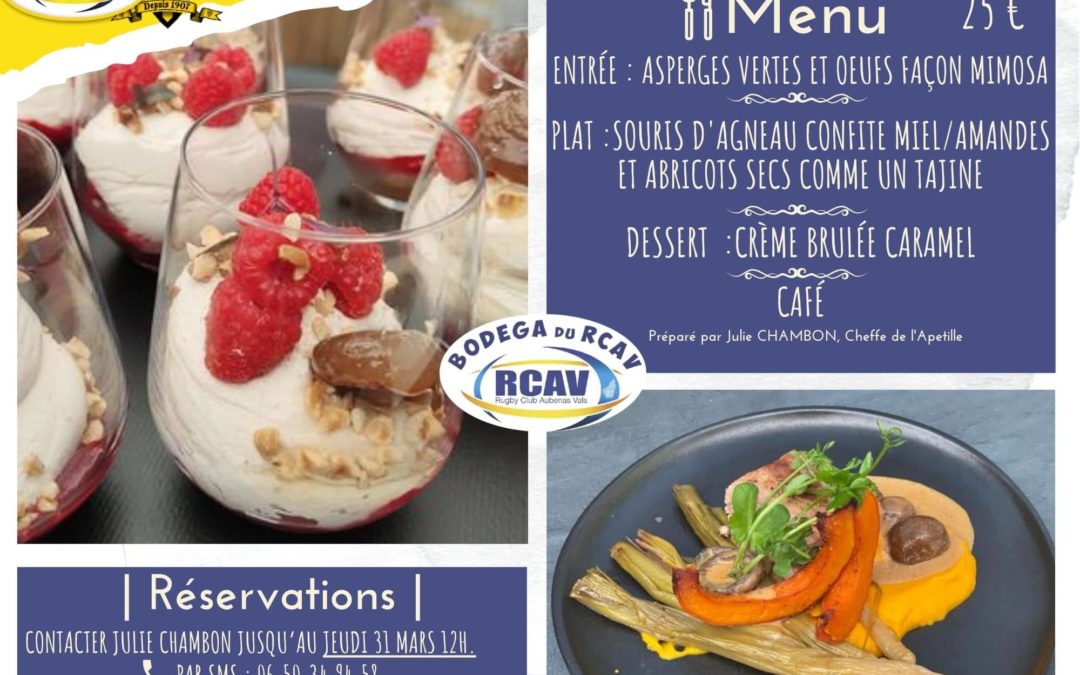 RENDEZ-VOUS A LA BODEGA DU RCAV