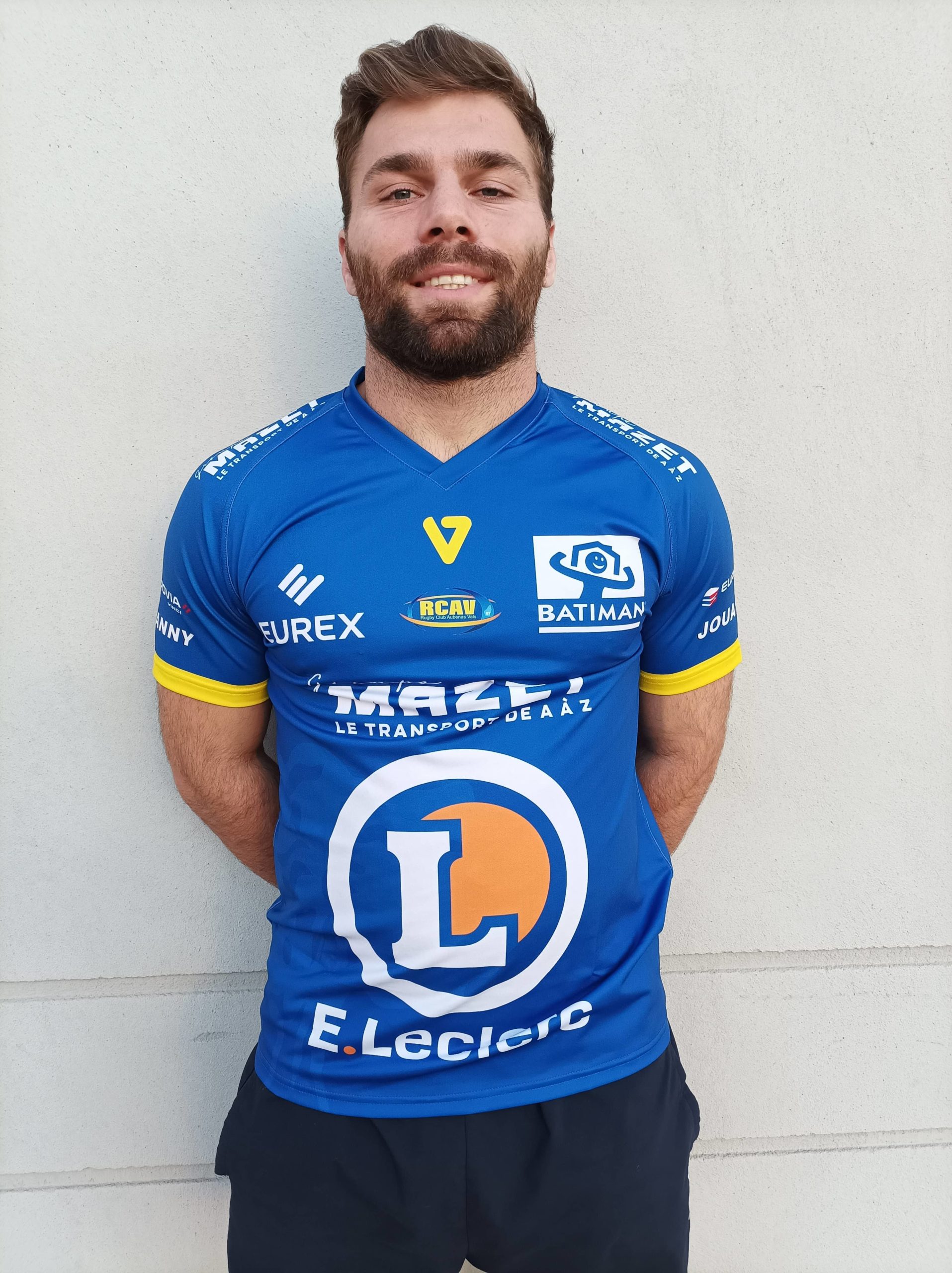Maillot de match 49,00€ pour adulte et 45,00€ pour les 6 au 14ans