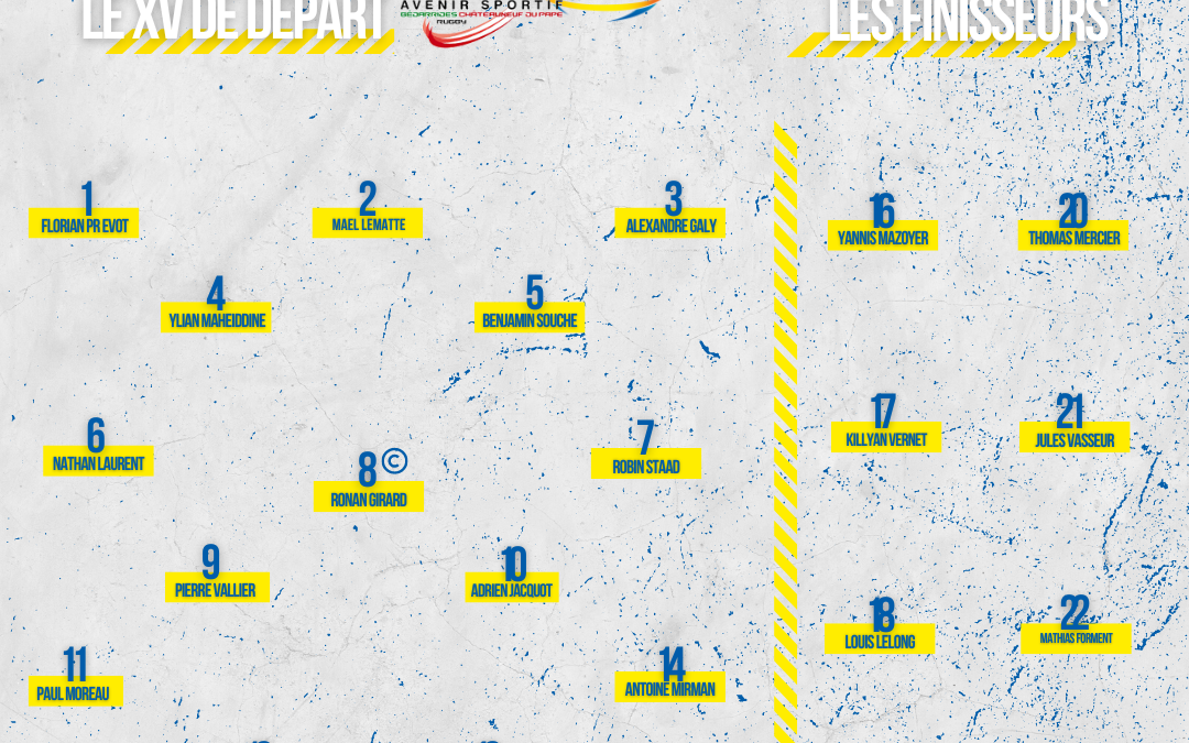 NOS ESPOIRS AU STADE DES VERDEAUX