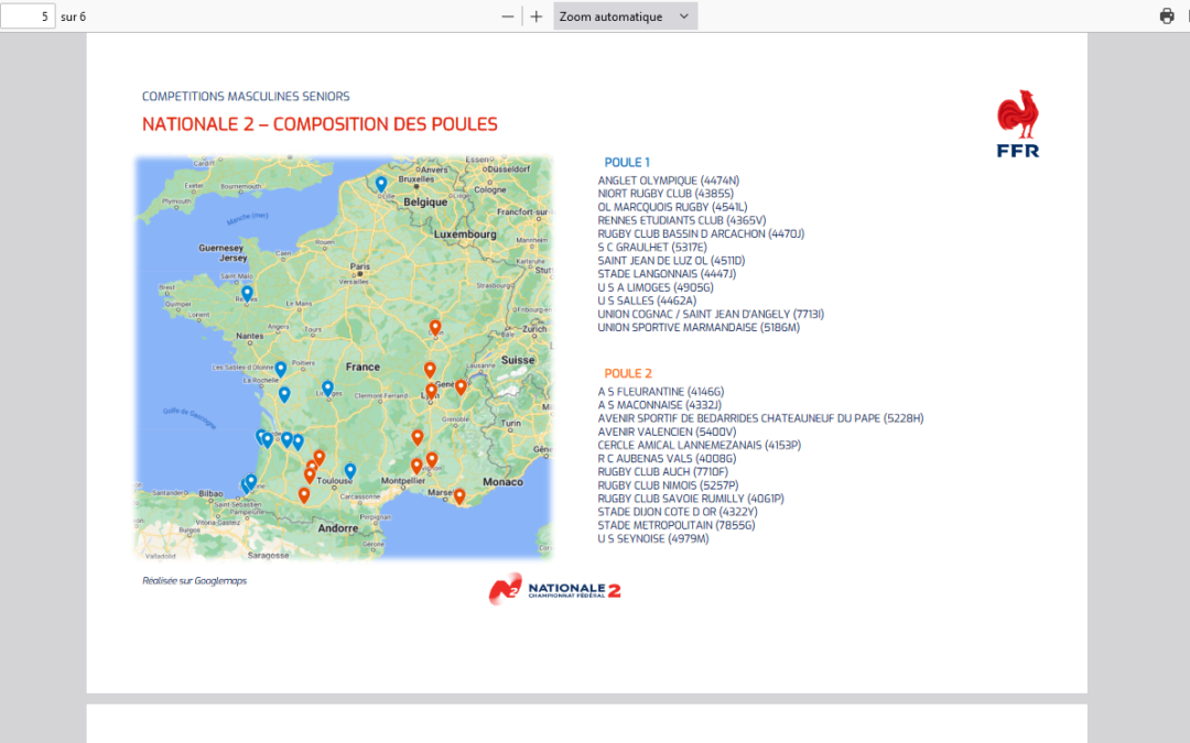 EN ROUTE POUR LA SAISON 2023/2024 EN NATIONALE 2