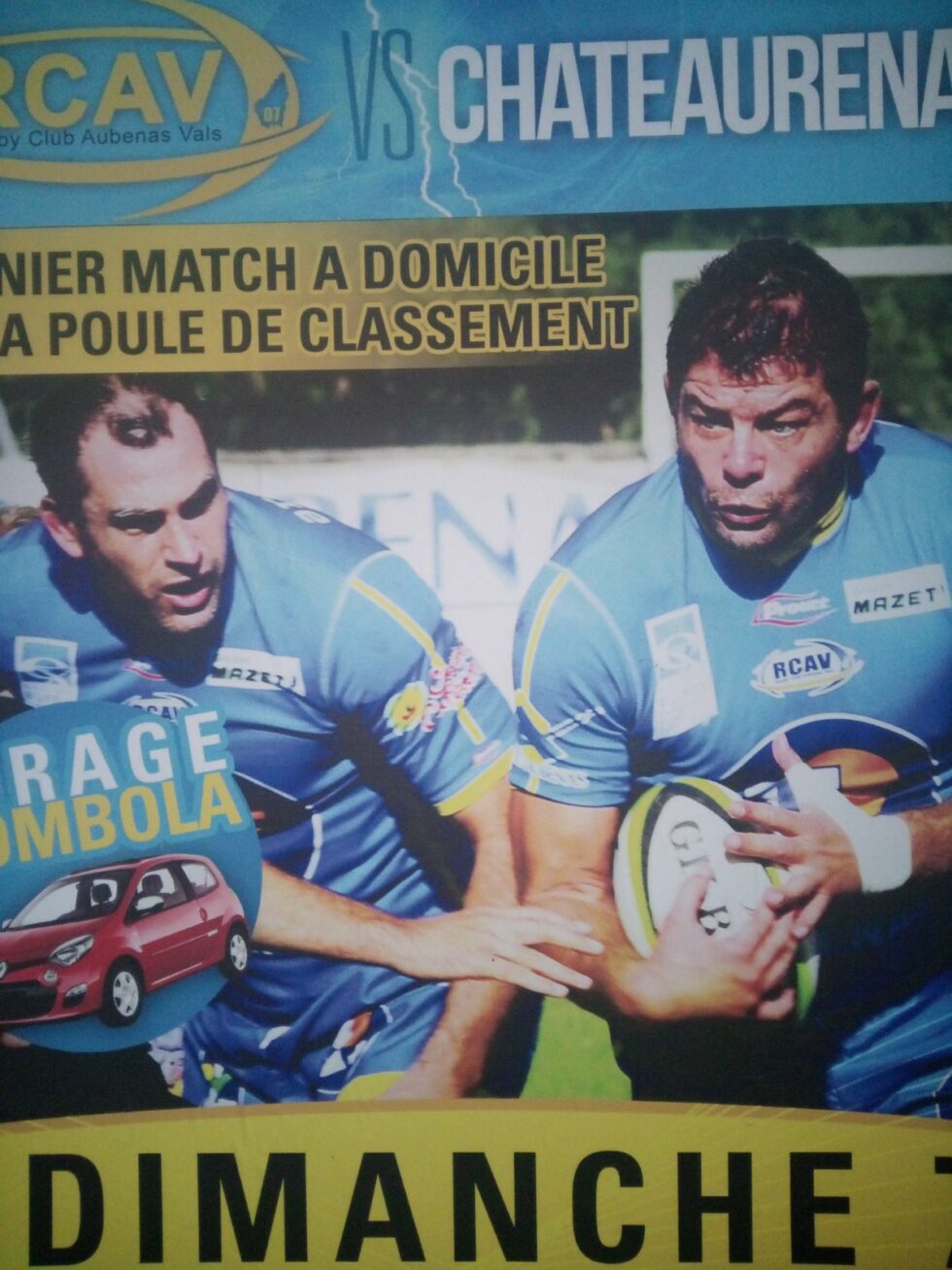 Comme à confesse / avec Xavier Plataret RCAV Rugby Club Aubenas Vals