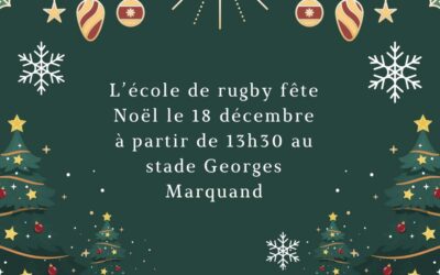 UN MERCREDI DE FETE POUR L’ECOLE DE RUGBY