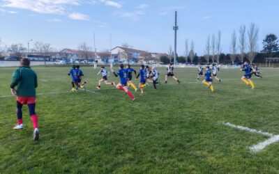 QUAND NOS U 14 JAUNES ET BLEUS COURENT A LA VICTOIRE