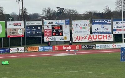 NATIONALE 2 : LE RC AUCH S&rsquo;ENVOLE EN DEUXIEME MI-TEMPS