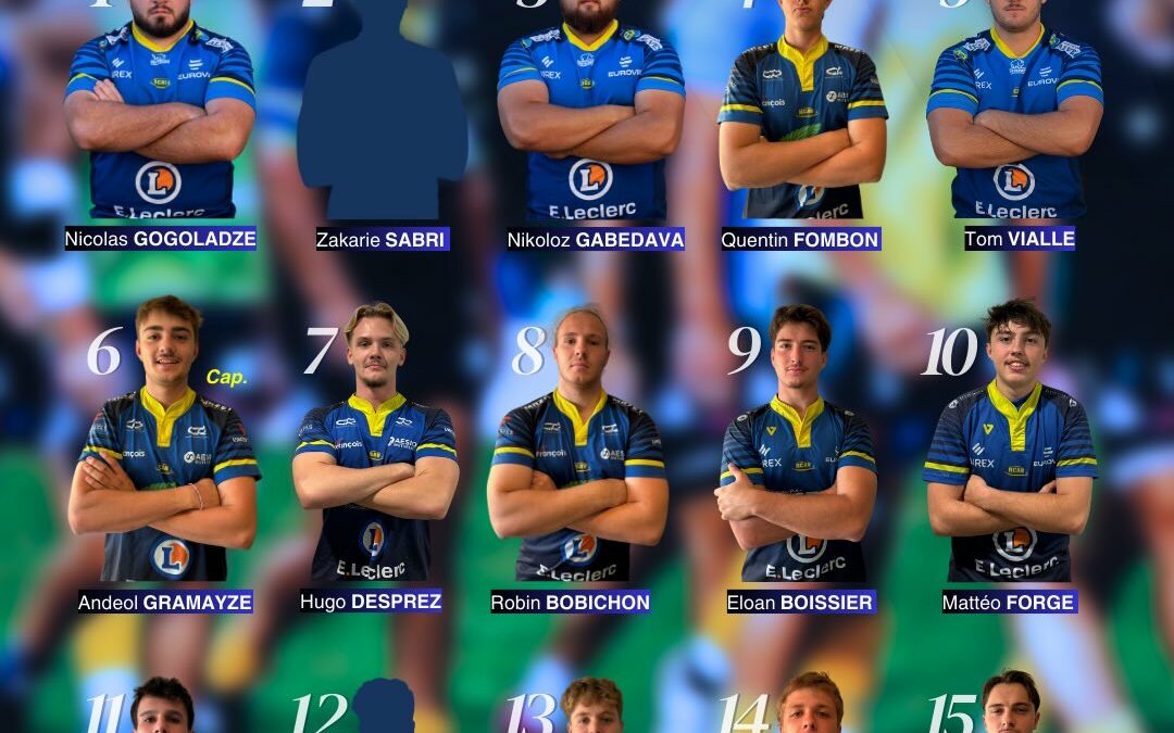 LA COMPO DES ESPOIRS JAUNES & BLEUS POUR AUCH