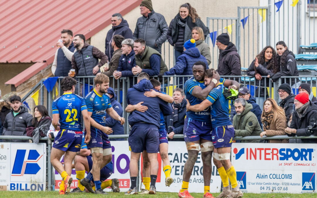 FAISONS VIBRER DUGRADUS EN JAUNE ET BLEU